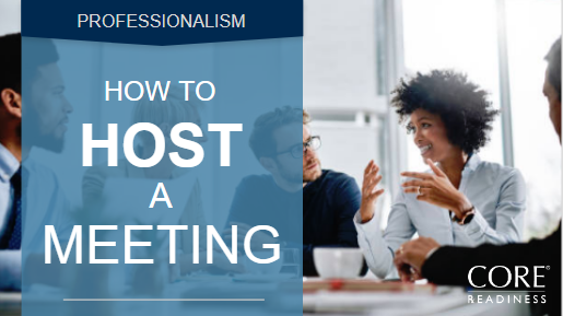 PROFESSIONALISM | How to Host an Efficient Meeting
