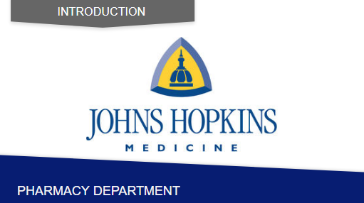 Johns Hopkins Medicine | A Pharmacy Department Overview 
